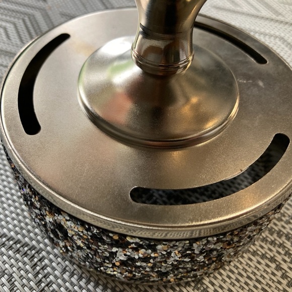 Bath & Body Works Silver and Black Candle Holder - Picture 4 of 5